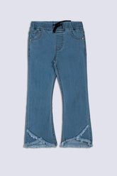 Flare Cut Girl's Denim Trouser